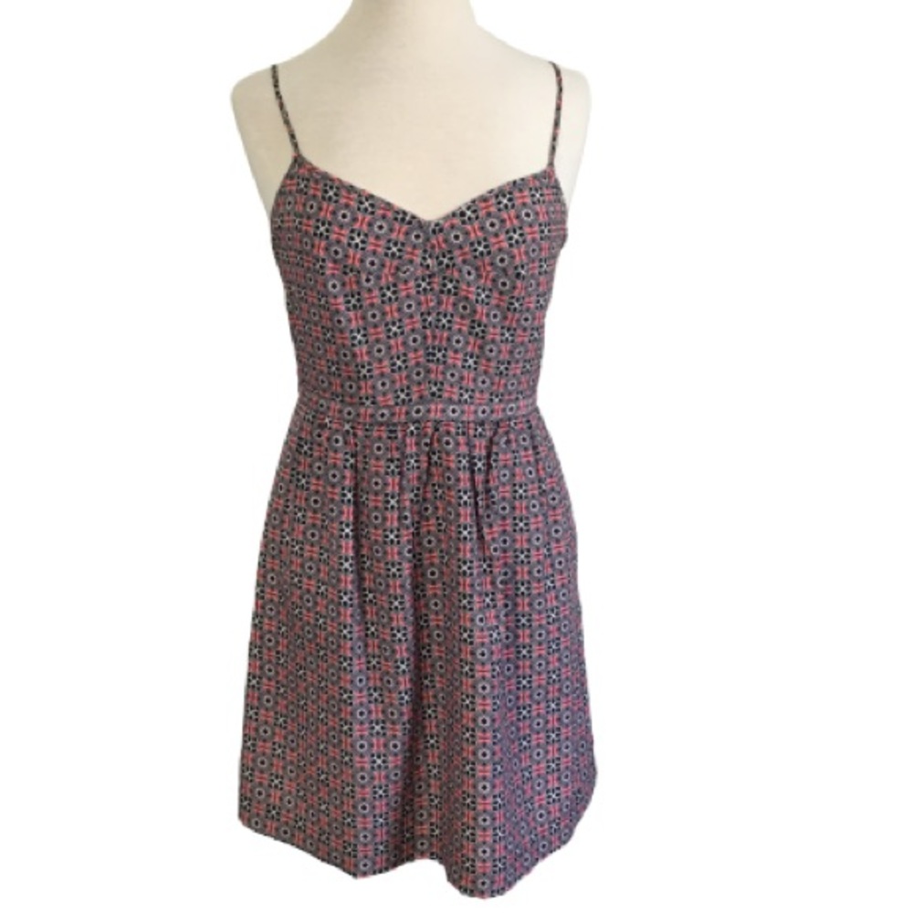 J Crew Seaside Cami Dress Fully Lined Size 10